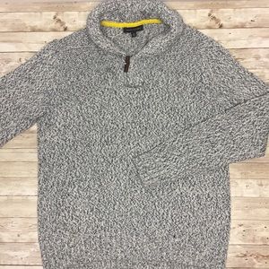 Banana Republic Shawl Sweater Mens Medium Grey